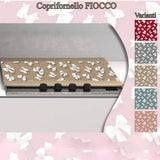 Coprifornelli imbottito fantasia FIOCCO fornelli forno cucina 50cm X 80cm Made in Italy 0902