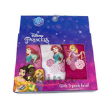 Confezione Tre Slip Disney Bambino/a in cotone Princess 0769