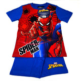 Completo T-shirt e shorts bambino/a Disney o Marvel diverse taglie SPIDERMAN 0776
