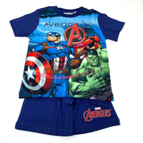Completo T-shirt e shorts bambino/a Disney o Marvel diverse taglie AVENGERS 0776