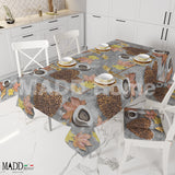 TOVAGLIA per Tavola esclusivo MADD Home coordinato cucina Fantasia CUORE CAFFE'- Made in Italy 0063/0064