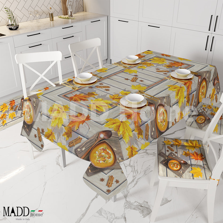 TOVAGLIA per Tavola esclusivo MADD Home coordinato cucina Fantasia ZUPPA BEIGE - Made in Italy 0062
