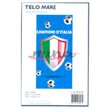 Telo Mare Marta Marzotto Campioni d'Italia in microfibra Scudetto calcio  90X160CM 0748