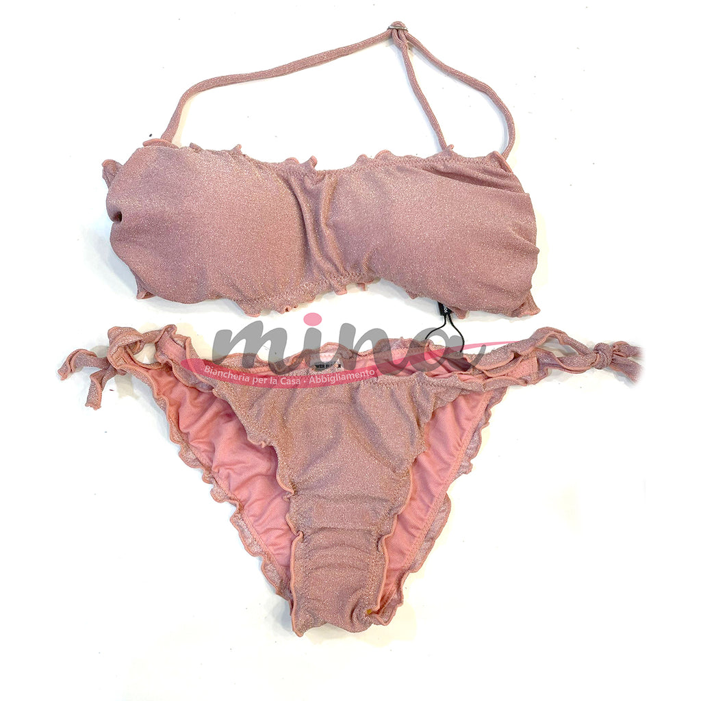 Costume bikini mare donna Due pezzi con slip e top Dalla 40 alla 46, in diversi colori