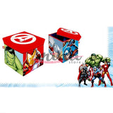 Pouf contenitore Vari personaggi Disney o Marvel, AVENGERS, in stoffa Contenitore cubo salvaspazio 30cmx30cmx30cm 0921