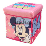 Pouf contenitore Vari personaggi Disney o Marvel, MINNIE, in stoffa Contenitore cubo salvaspazio 30cmx30cmx30cm 0921