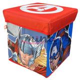 Pouf contenitore Vari personaggi Disney o Marvel, AVENGERS, in stoffa Contenitore cubo salvaspazio 30cmx30cmx30cm 0921
