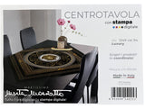 Centrotavola Quadrato MEDUSA 90cm X 90cm tavolo coordinato cucina