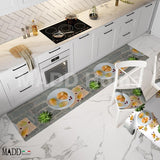 Tappeto Passatoia, disegni primavera estate per Cucina esclusivo MADD Home FANTASIA FICHI D'INDIA coordinato cucina - Made in Italy 0354