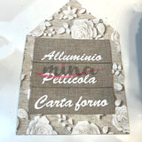 Porta rotoli fantasia CLARA Made in Italy coordinato cucina - BA Collection 0045