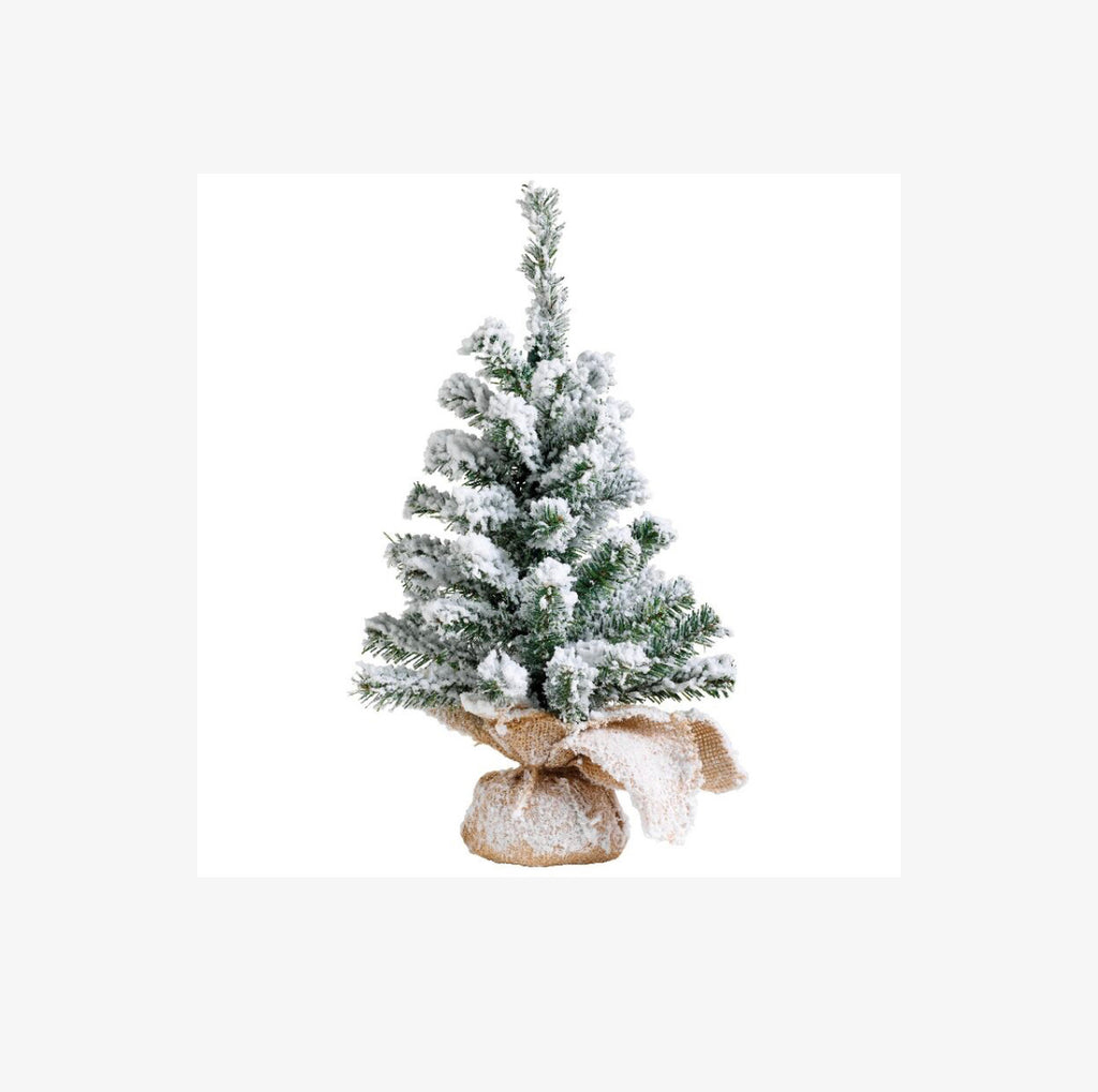 Mini albero innevato , oggetto natalizio , arredamento Natale 0494