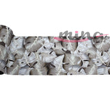 Tappeto Passatoia LUXURY LEAVES Beige- Marta Marzotto 100% Made in Italy Gommato Antiscivolo Antimacchia stampa 3D Fantasia foglie 0621
