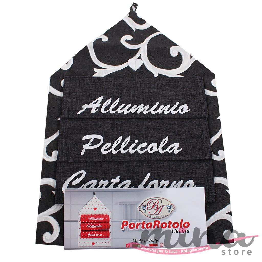 Porta rotoli fantasia GIULIA Made in Italy coordinato cucina - BA Collection 0044